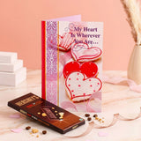 You Pull The Strings To My Heart' Romantic Greeting Card With Chocolate