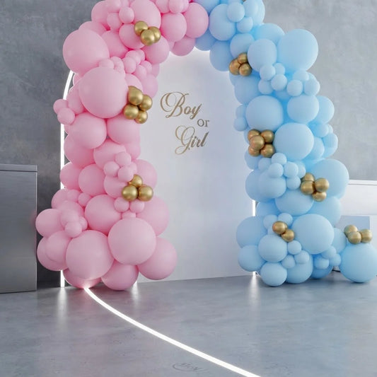 Boy or Girl Gender Reveal Balloon Arch Decor