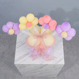 Pastel Daisy Balloon Bouquet Stand