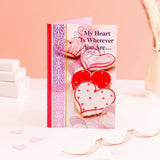 You Pull The Strings To My Heart' Romantic Greeting Card With Chocolate