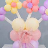 Pastel Daisy Balloon Bouquet Stand