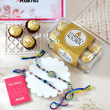 Classic Bhai Rakhi with Ferrero Rocher