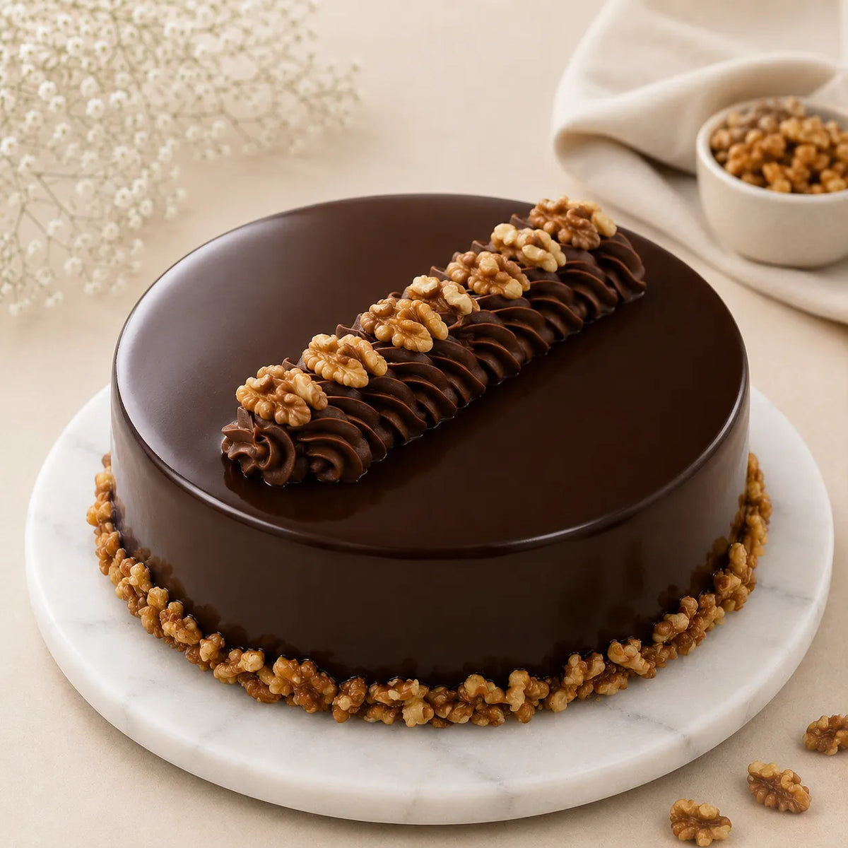 Walnut Milk Chocolate Indulgence Cake
