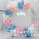 Oh Baby Pastel Ring Balloon Arch Decor