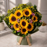 Sunflower, Daisy & Chrysanthemum Mixed Bouquet
