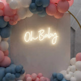 Oh Baby Pastel Ring Balloon Arch Decor