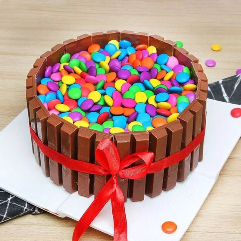 Gem Delight Choco-Bars Colorful Cake