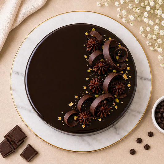 Creamy Ganache Truffle Masterpiece Cake