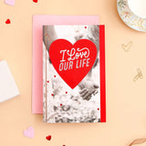 I Love What We Have Together Greeting Card With Chocolate