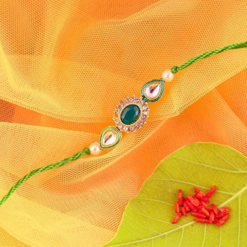 Green Pretty Rakhi