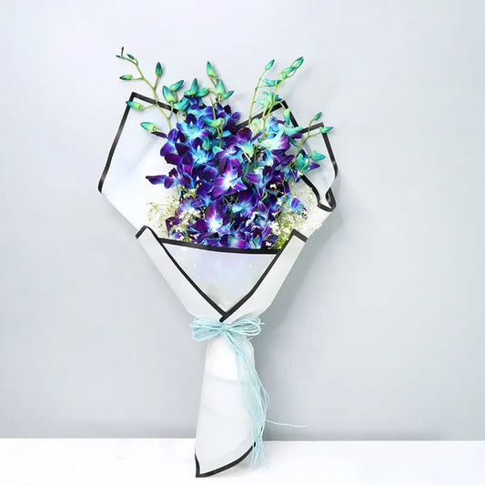 Blue Orchids Gratitude Bouquet