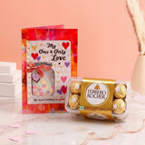 My One And Only Greeting Card With Chocolate