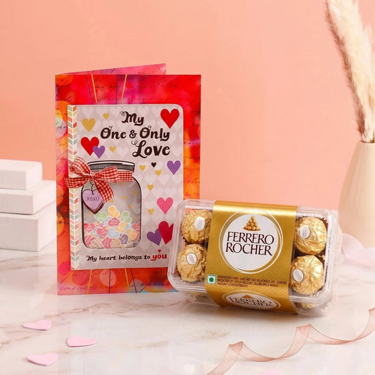 My One And Only Greeting Card With Chocolate