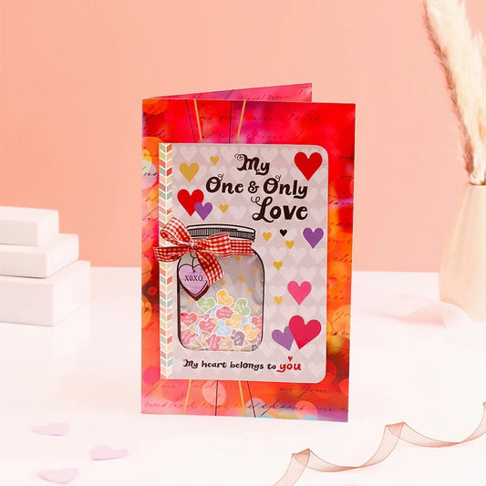 My One And Only Greeting Card With Chocolate