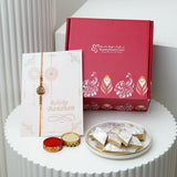Ganesha Rakhi with Kaju Katli Delight