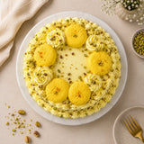 Butterscotch Rasmalai Fusion Cream Cake