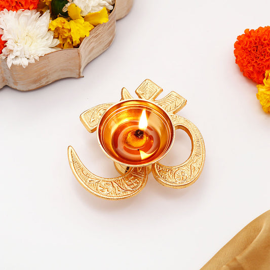 Special Diwali Greeting Card with Diya and Dry Fruits