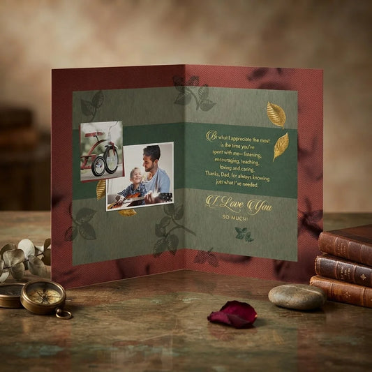 For You Dad Personalised Card