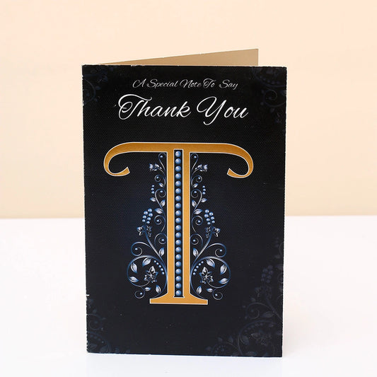 A Special Note To Say Thank You Greeting Card With Chocolates