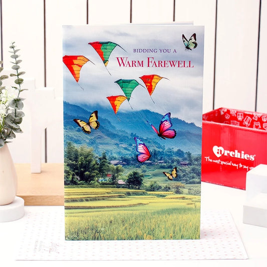 Bidding You A Warm Farewell Jumbo Greeting Card With Chocolates