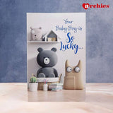 Baby Boy Birthday Card With Ferrero Rocher