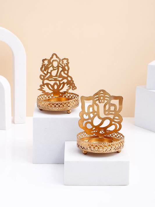 Lakshmi Ganesha Tealight Set