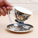 Black Vintage Tea Set
