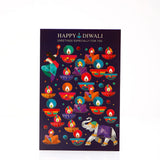 Pack Of 6 Wonderful Diwali Wishes Greeting Card