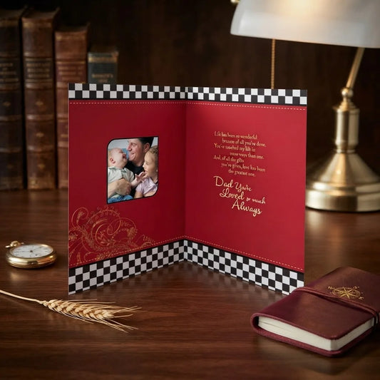 For My Dear Father Personalised Card