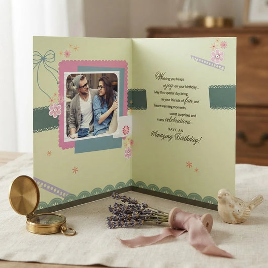 Beautiful Birthday Personalised Card