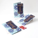 Pack Of 3 Amazing Evil Eye Rakhi with Greeting Card With Envelope