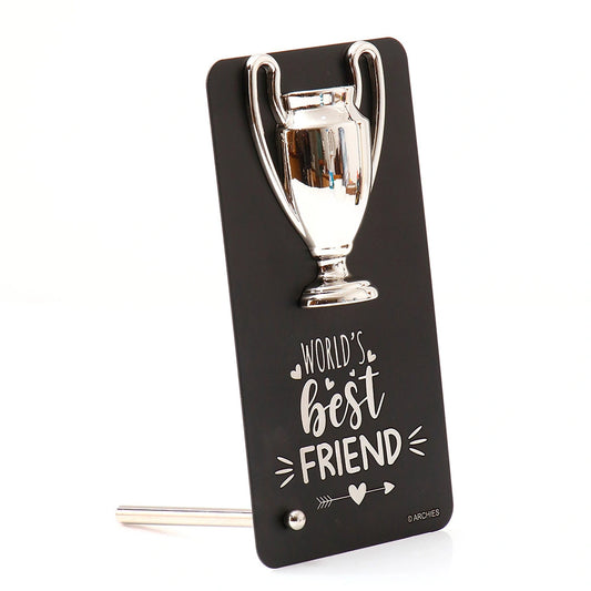 Archies World's Best Friend Trophy Plaque