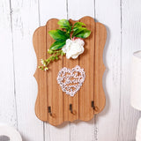 Home Sweet Home Wooden Wall Key Holder