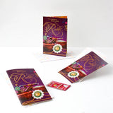Pack Of 3 For Wonderful Brother Rakhi with Greeting Card With Envelope