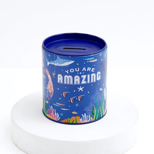 You Are Amazing Tin Money Box