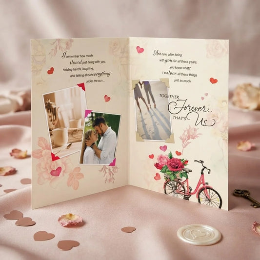 For My Love Personalised Card