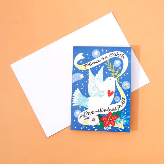 Pack of 50 Peace on Earth Dove Greeting Card