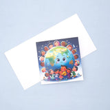 Pack of 50 Children Hugging the Earth Greeting Card