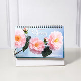Pack Of 2 Multicolor Floral Bloom Desk Calendar 2027