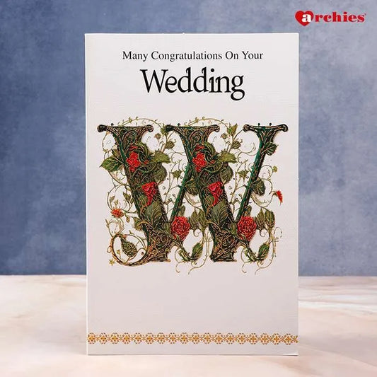 Many Congratulation On Wedding Card With Chocolates