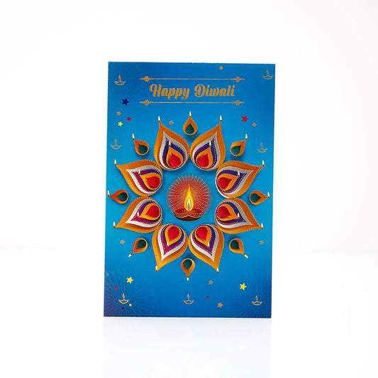 Amazing Diwali Wishes Greeting Card