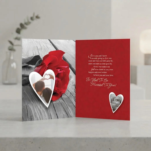 Anniversary Love To My Wonderful Husband Card Personalised Greeting Card