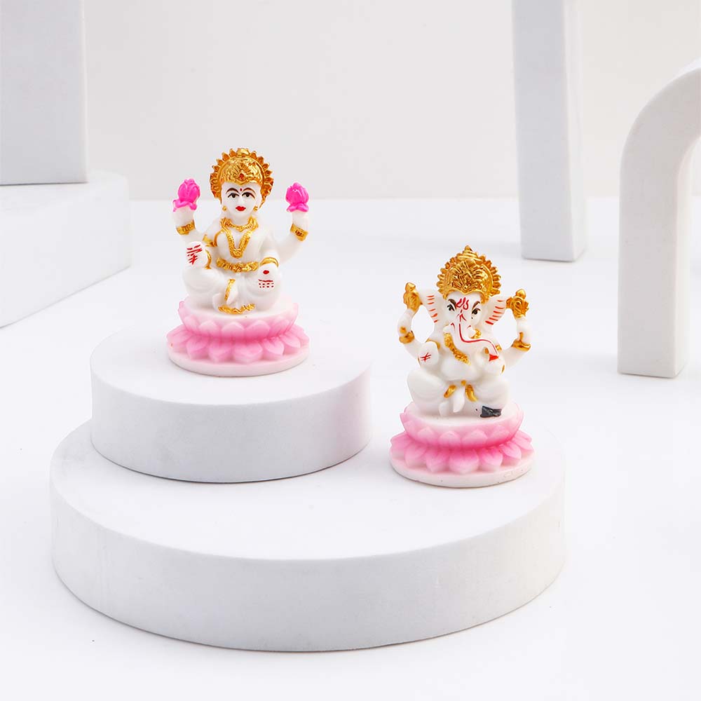 Auspicious Lakshmi Ganesha Idols