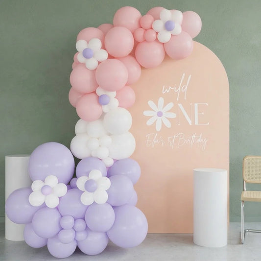 Wild One Daisy Pastel Arch Decor