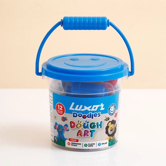 Luxor Doodles Modelling Dough Art Bucket - 240 gm
