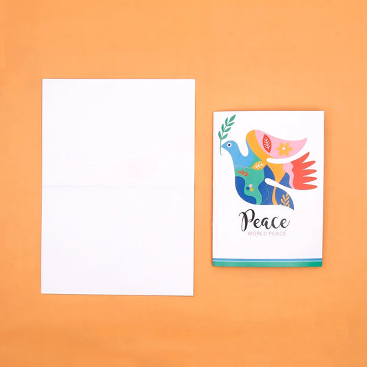 Pack of 50 Peace World Peace Dove Greeting Card