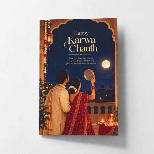 Happy Karva Chauth Personalised Greeting Card