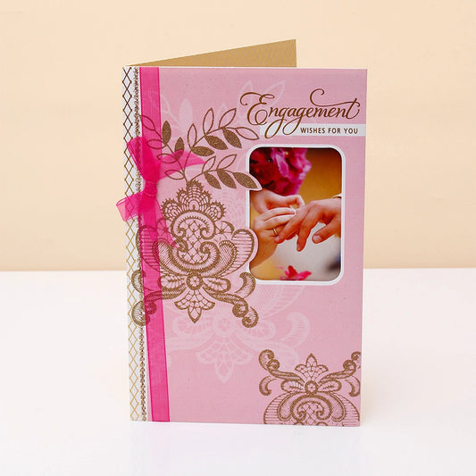 Engagement Wishes For You Greeting Card With Chocolates