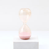 Glass Sand Timer Hourglass - Pink