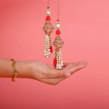 Traditional Red Lumba Rakhi Pack of 2